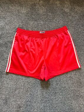 KBB Women's Athletic Shorts with White Side Stripes